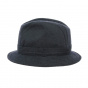 Traveller Bucket Hat Black Wool Felt - Traclet