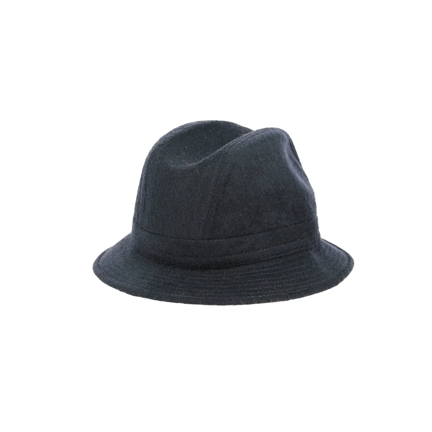 Traveller Bucket Hat Wool Felt Black - Traclet Reference: 12853 | Traclet Hat Shop
