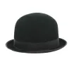 Sorbatti Foldable Bowler Hat Black Wool Felt - Traclet Reference: 12851 | Traclet Hat Shop
