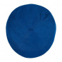 Imperial Blue Acacia Beret Cap - Laulhère