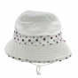 Children's UV Protection Bucket Hat Timeo White - Soway