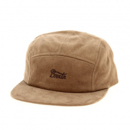 Casquette Snapback Potrero 5 Panel Coton Camel - Brixton