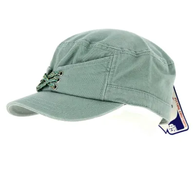 Casquette Militaire Urban String Vert D'eau - Atlantis Reference : 12880 | Chapellerie Traclet