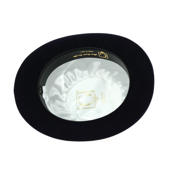 interior of melon hat felt hair interior of melon hat felt hair