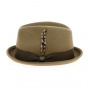 Trilby Gain Felt Wool Khaki/Bronze Hat - Brixton