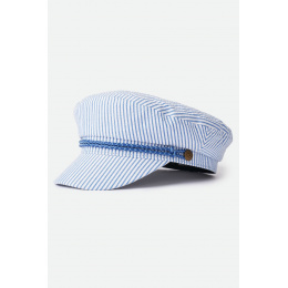 Ashland Sailor Cap Blue Stripes - Brixton