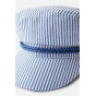 Ashland Sailor Cap Blue Stripes - Brixton