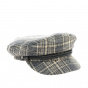 Grey/Lion Wool Fiddler Sailor Cap - Brixton