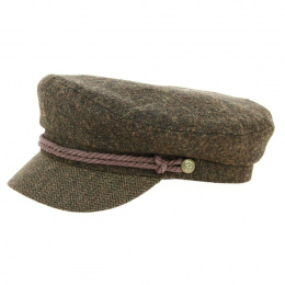 Casquette Marin Fiddler Brun Laine - Brixton