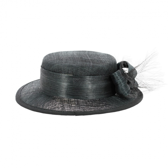 Chapeau de Cérémonie Carmen Noir - Traclet Chapeau de Cérémonie Carmen Noir - Traclet