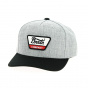 Heather Gray/Black Linwood Snapback Cap - Brixton