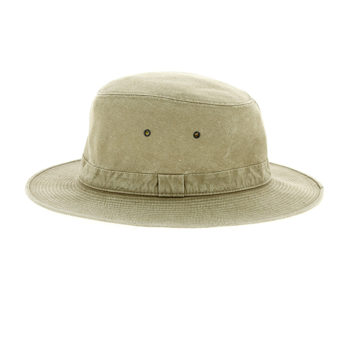 Brisbane Safari Hat Khaki Cotton-Crambes Reference : 12922 ...