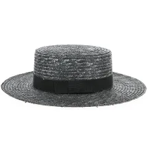Canotier Apeldoorn Paille Noire - TRACLET Reference : 12931 | Chapellerie Traclet