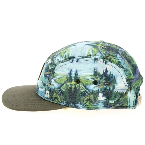 Casquette The Cascade Olive - Coal