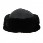 Nilaida Black Rabbit Fur Toque - Anna Rizzo