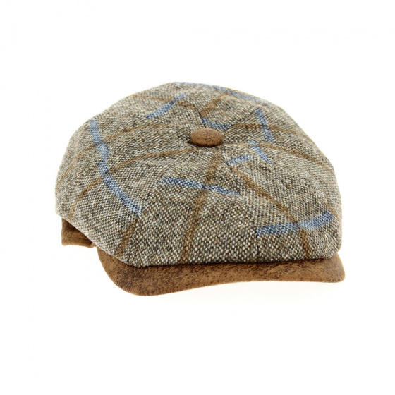 8-Panel Fallon Wool Cap Brown - Traclet
