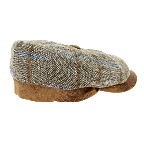 8-Panel Fallon Wool Cap Brown - Traclet