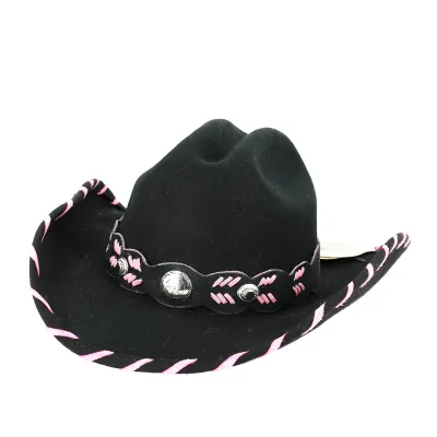 Chapeau Cowboy Hoedown Feutre Noir - Bullhide Reference : 12962 | Chapellerie Traclet