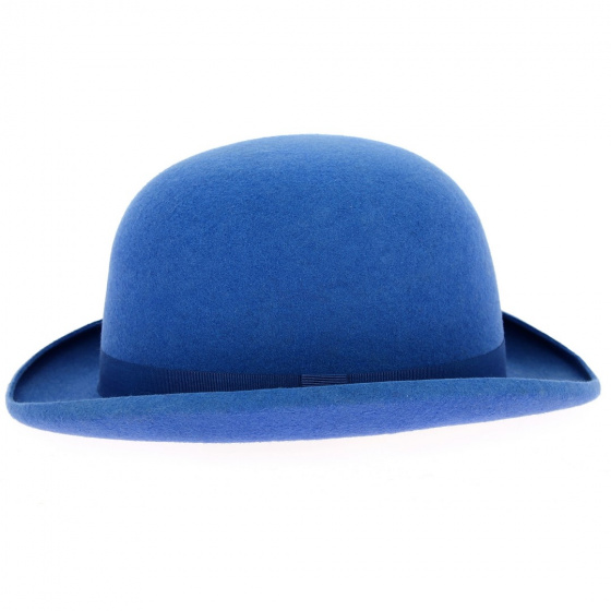 Chapeau Melon Feutre Laine Bleu de France - Traclet Chapeau Melon Feutre Laine Bleu de France - Traclet