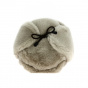 Michel White Acrylic Faux Fur Toque - Traclet