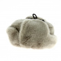 Michel White Acrylic Faux Fur Toque - Traclet