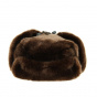 Toque Louis Fausse Fourrure Acrylique Marron/Fauve - Traclet