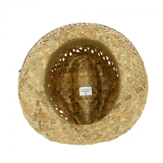 Urbino Fedora Hat Straw Beige Ribbon - Traclet