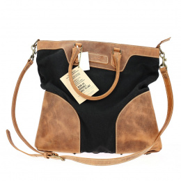 Cambridge Carry Brown & Black Travel Bag - Tilley