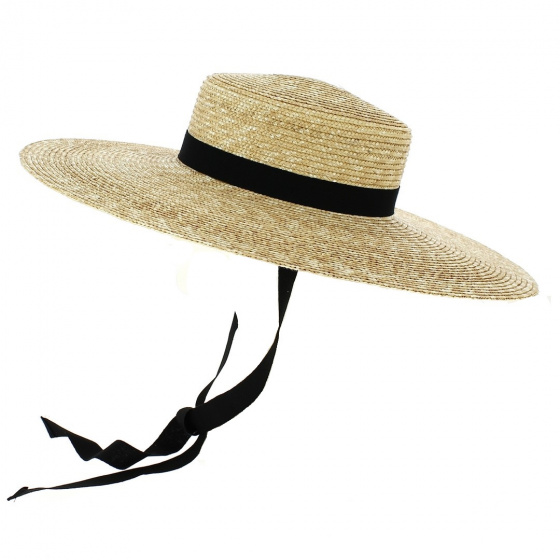 Chapeau Provençal Roberto Paille Naturelle - Traclet