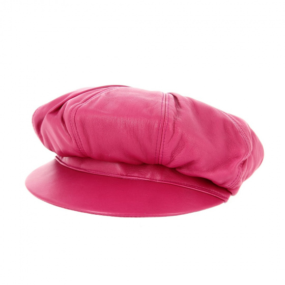 Genuine Leather Newsboy Cap - Traclet