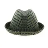 Chapeau Trilby Tweed Jacquard Vert - Kangol Reference : 13001 | Chapellerie Traclet