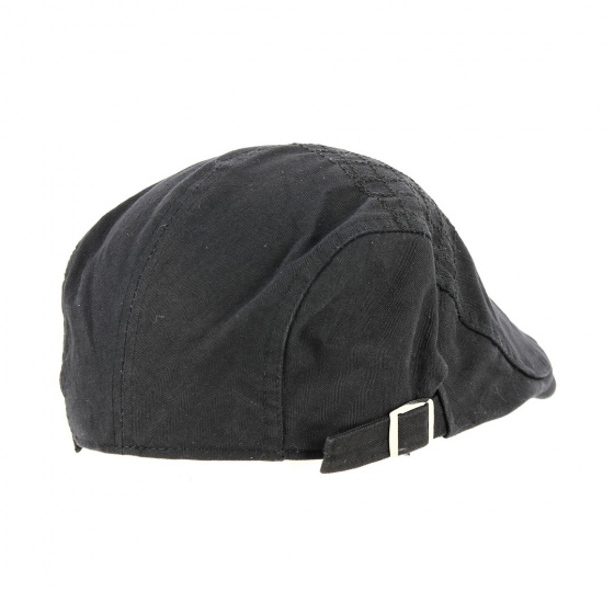 Voboom Black Cotton Duck Bill Cap - Traclet