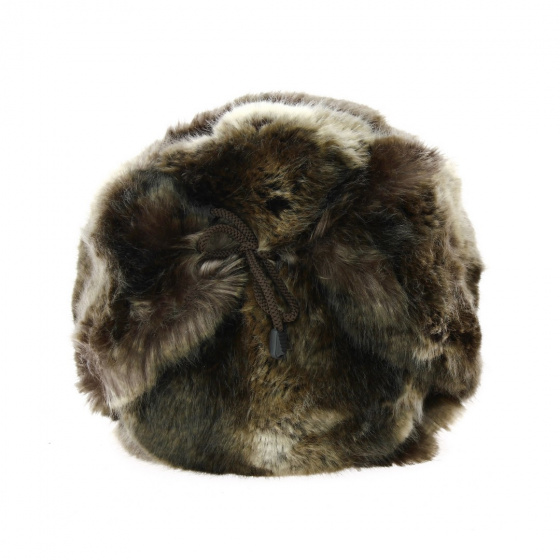 Michel Tawny Acrylic Faux Fur Hat - Traclet