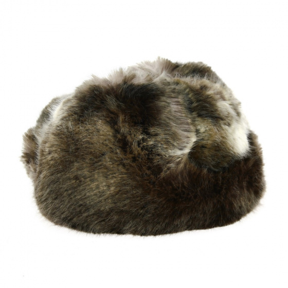 Michel Tawny Acrylic Faux Fur Hat - Traclet