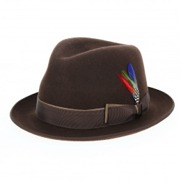 Hat Player Sandata Brown Wool Felt - Stetson