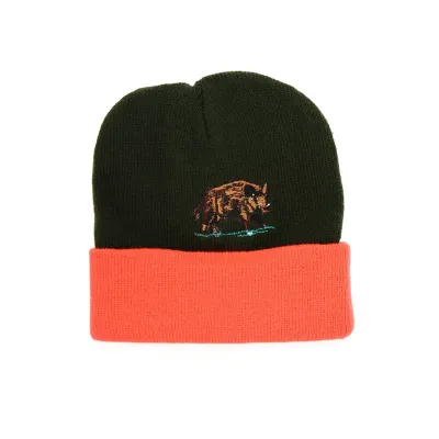 Wild Boar Hunting Beanie - Traclet Reference: 13084 | Traclet Hat Shop