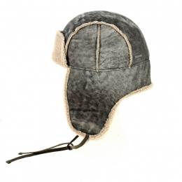 Chapka Aviateur Lambskin Cuir & Coton - Stetson