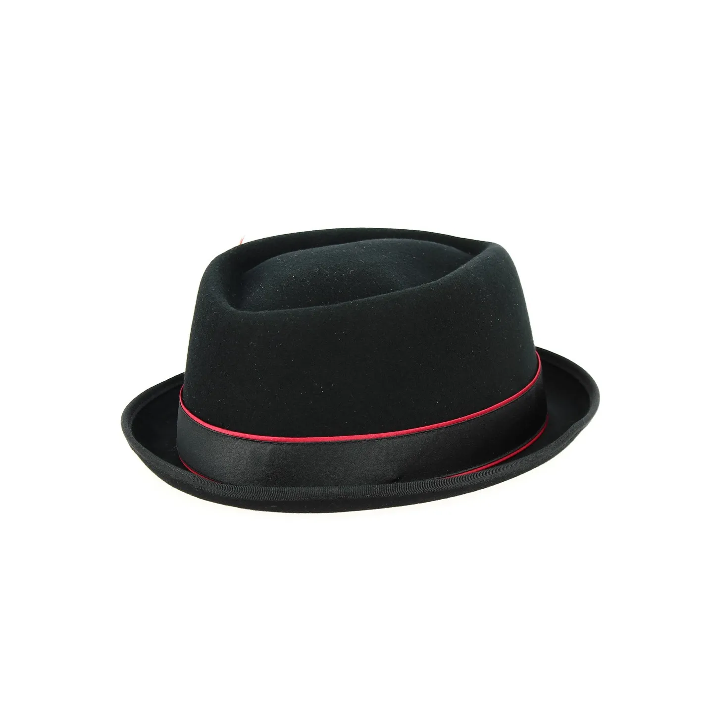 Chapeau Porkpie Diamond Forza Laine & Cachemire Noir - Stetson Reference : 13089 | Chapellerie Traclet