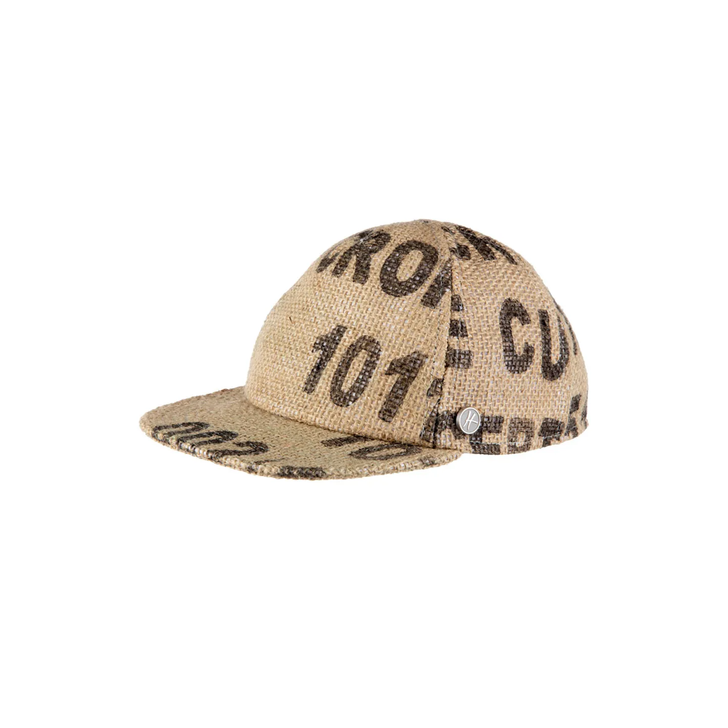 Casquette baseball en tissu recycle black coffee ReHats
