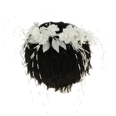 Large White Ceremonial Comb - Traclet Reference: 13098 | Traclet Hat Shop