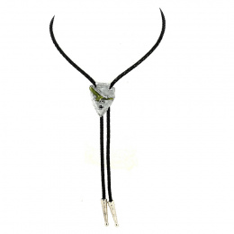 Silver Eagle Arrowhead Bolo Tie