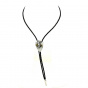 Silver Horseman Arrowhead Bolo Tie