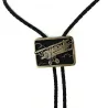 Golden Airplane Bolo Tie Reference: 13156 | Traclet Hat Shop