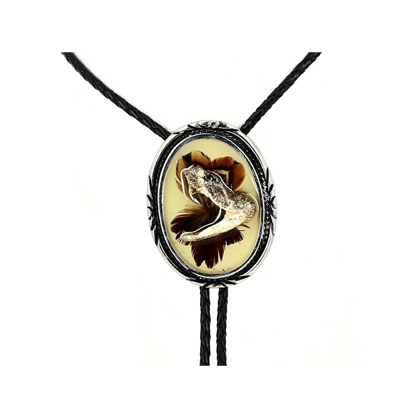 Bolo Tie Serpent Plumes Reference : 13166 | Chapellerie Traclet