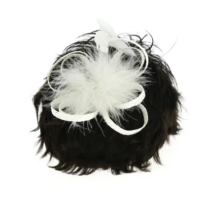 White Butterfly Ceremony Hair Accessory Reference: 13174 | Traclet Hat Shop