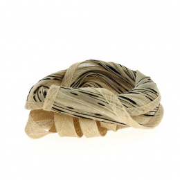 Beige Zebra Ceremony Headband - Traclet