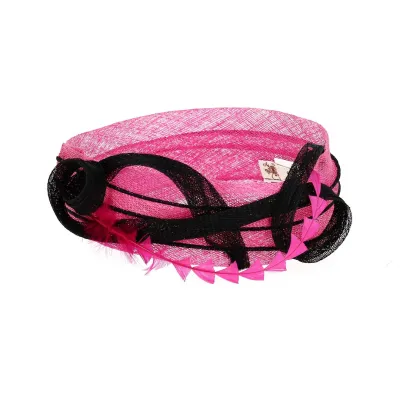 Bandeau de Cérémonie Magie Rose & Noir - Traclet Reference : 13184 | Chapellerie Traclet