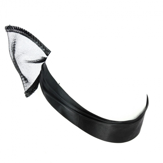 Black Bow Ceremonial Headband - Traclet