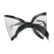 Black Bow Ceremonial Headband - Traclet Reference: 13186 | Traclet Hatmakers
