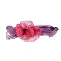 Bandeau de Cérémonie Violet & Rose - Traclet Reference : 13189 | Chapellerie Traclet